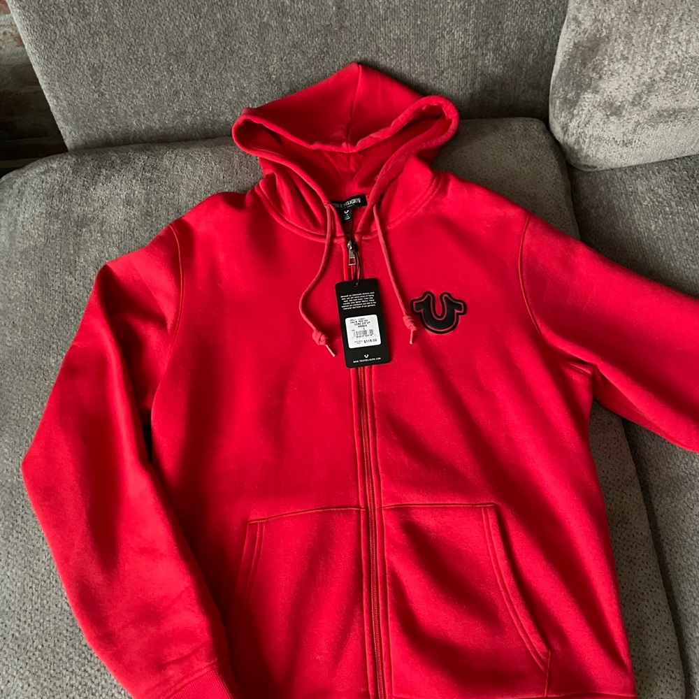 True Religion Red Hoodie